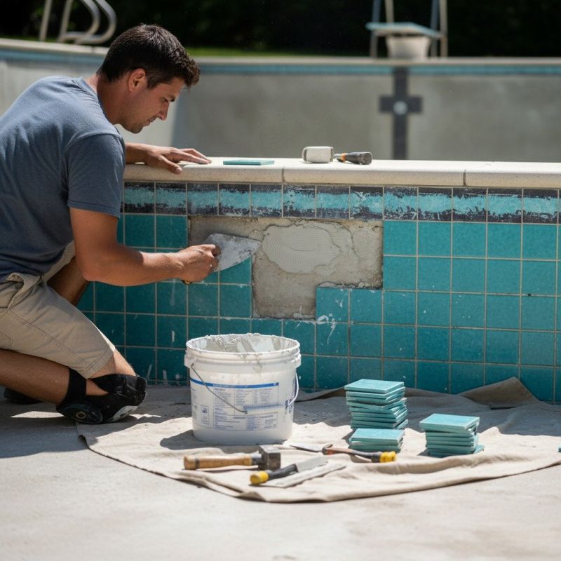 Pool Tile Replacement