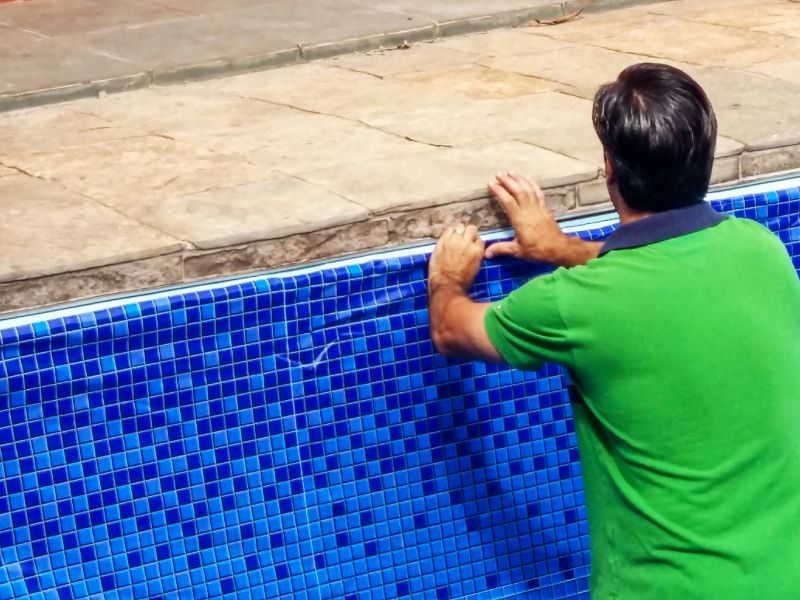 Pool Tile Replacement